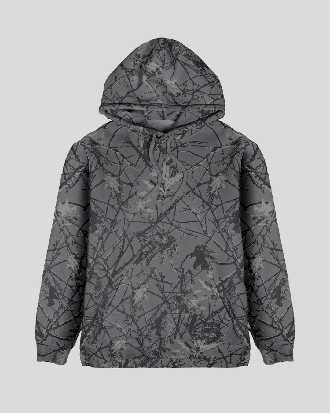 Heavyweight Fleece Camo Hoodie - Dusty Black