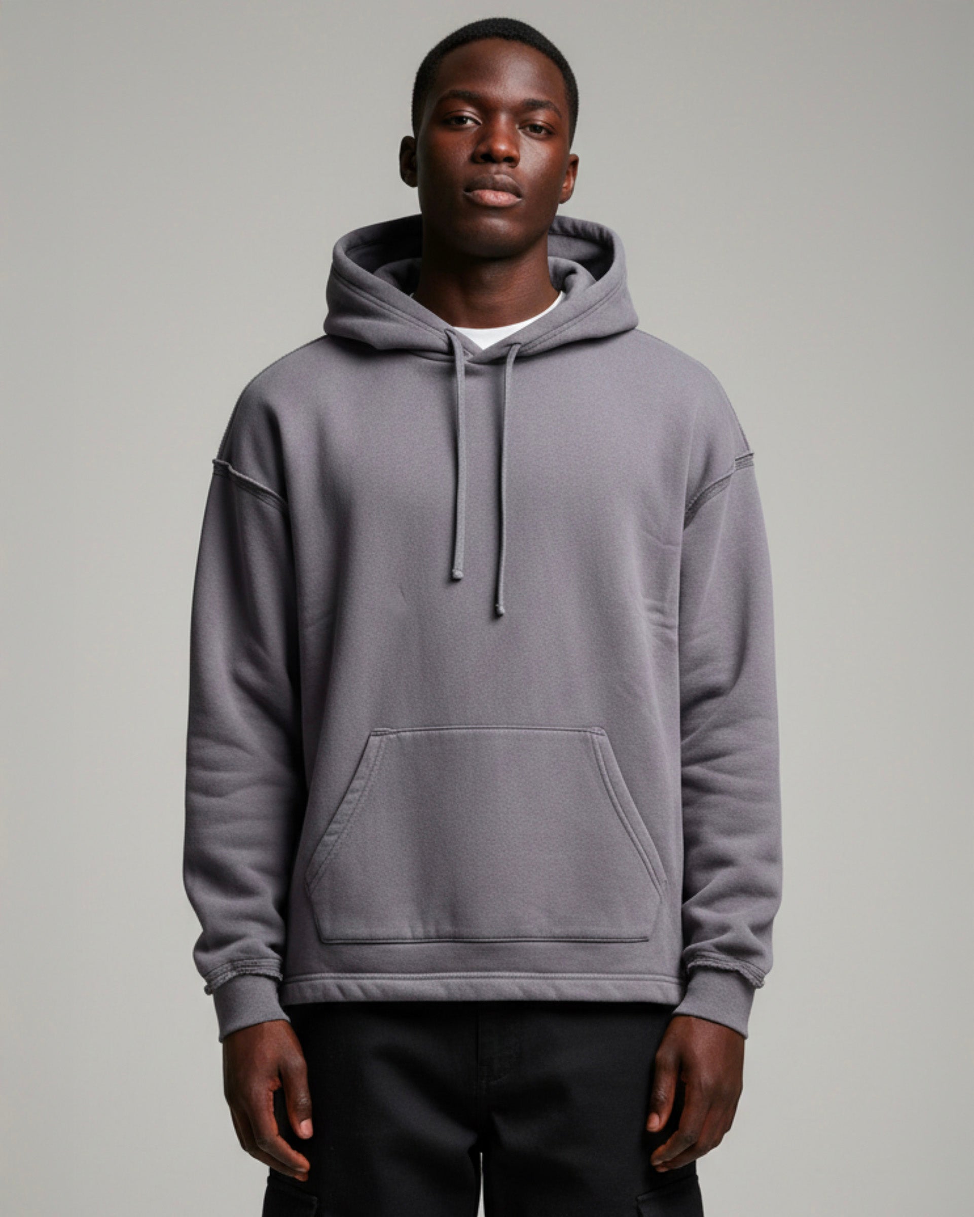 Boxy Originals Heavy Weight Reverse Seam Hoodie | Brooklyn Cloth