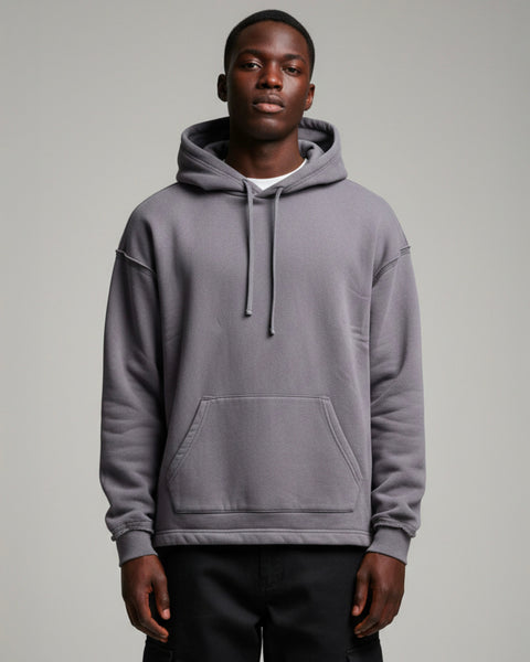 Boxy Originals Heavy Weight Reverse Seam Hoodie | Brooklyn Cloth