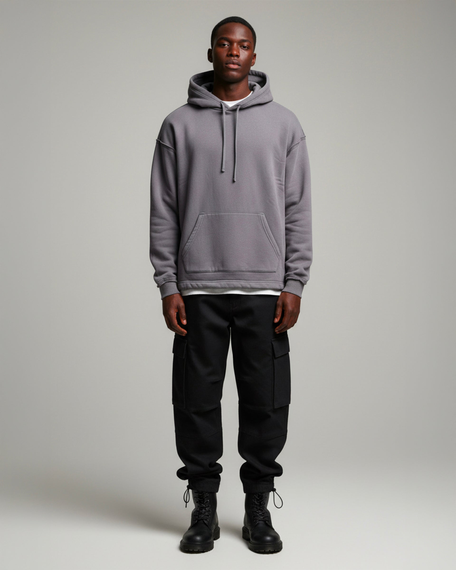 Boxy Originals Heavy Weight Reverse Seam Hoodie | Brooklyn Cloth
