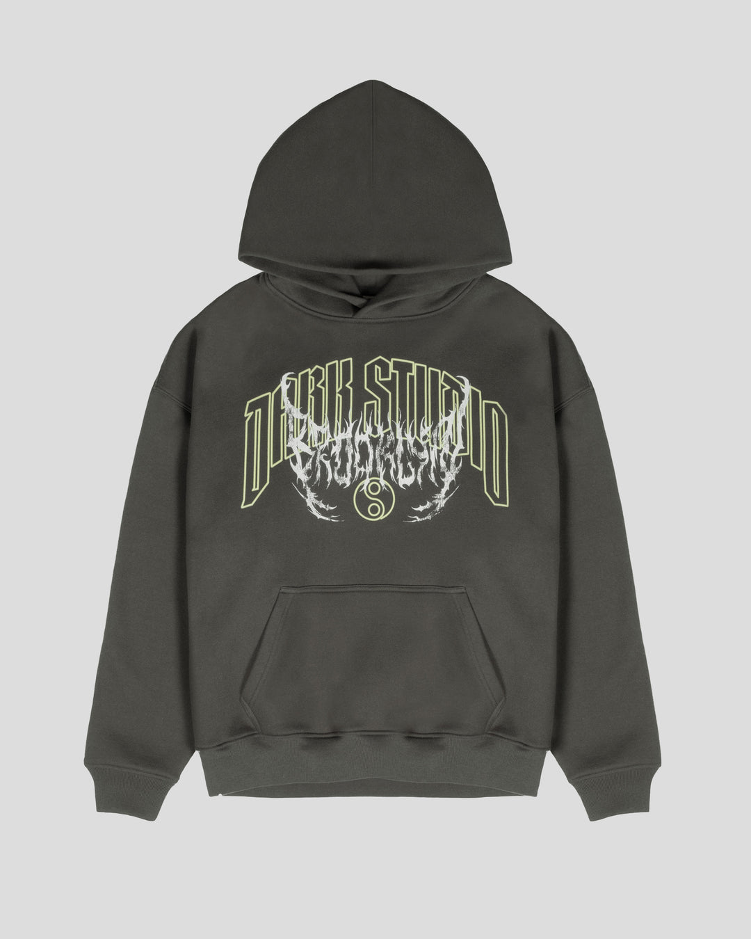 Heavyweight Dark Studio Hoodie - Dusty Black