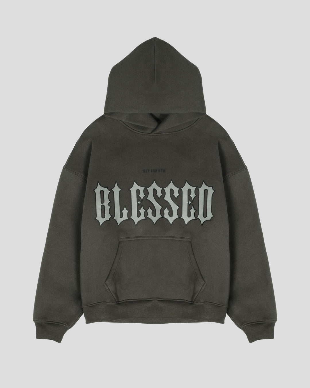 Heavyweight Blessed Hoodie - Dusty Black
