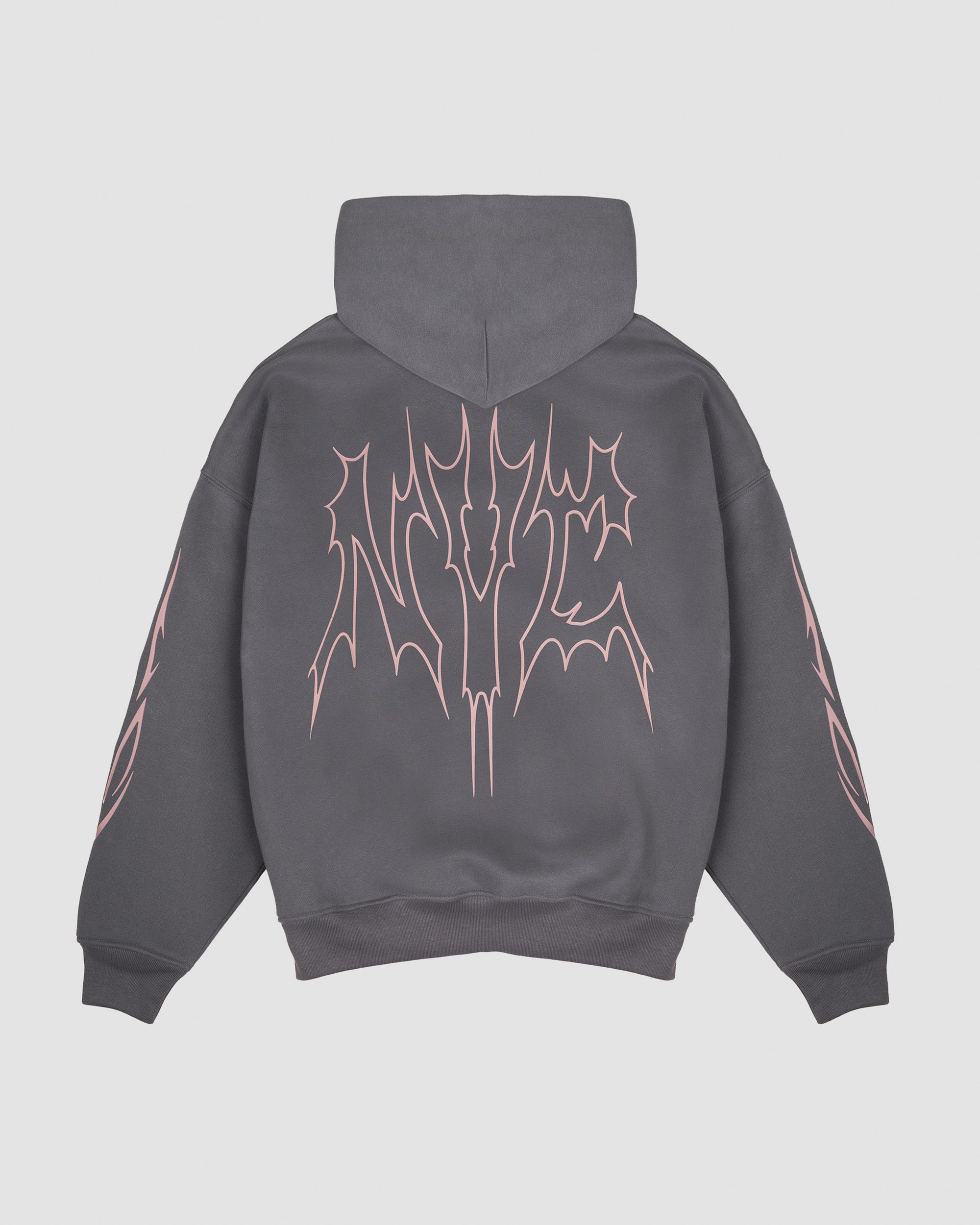 NYC Core Heavy Weight Pullover Hoodie in Steel grey