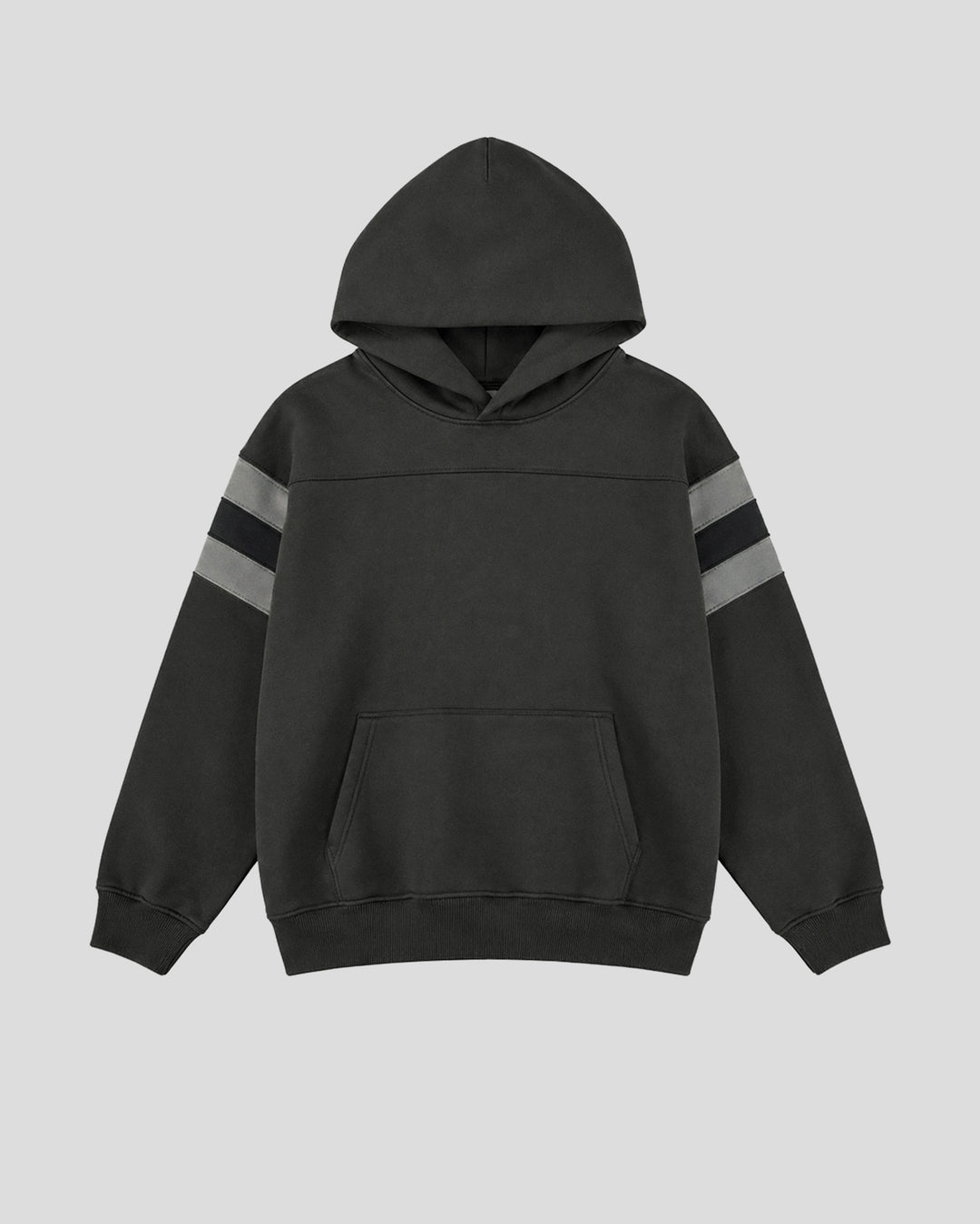 Heavyweight Football Pullover Hoodie - Dusty Black