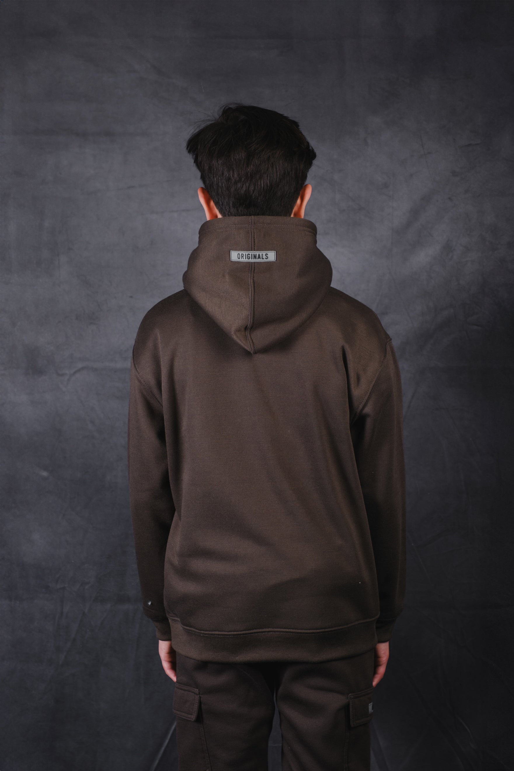 Oversized kids hoodie #color_dusty-black