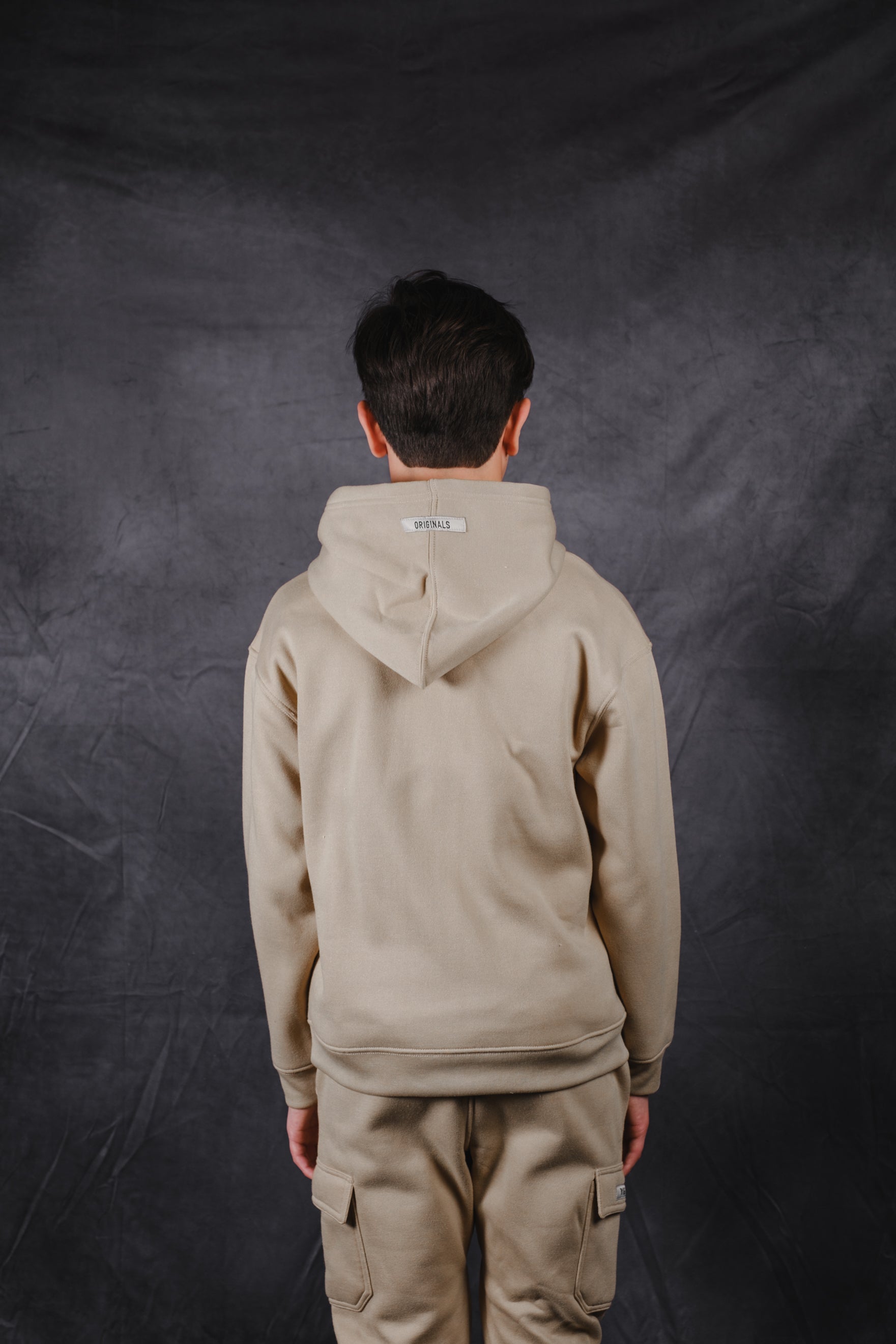 Kids Originals Pull Over Hoodie 
#color_pumice stone