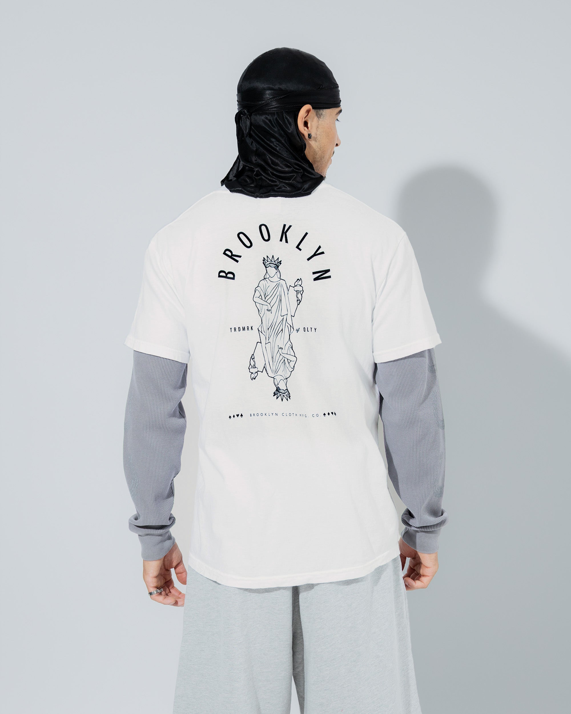 Brooklyn Tee in Ivory white