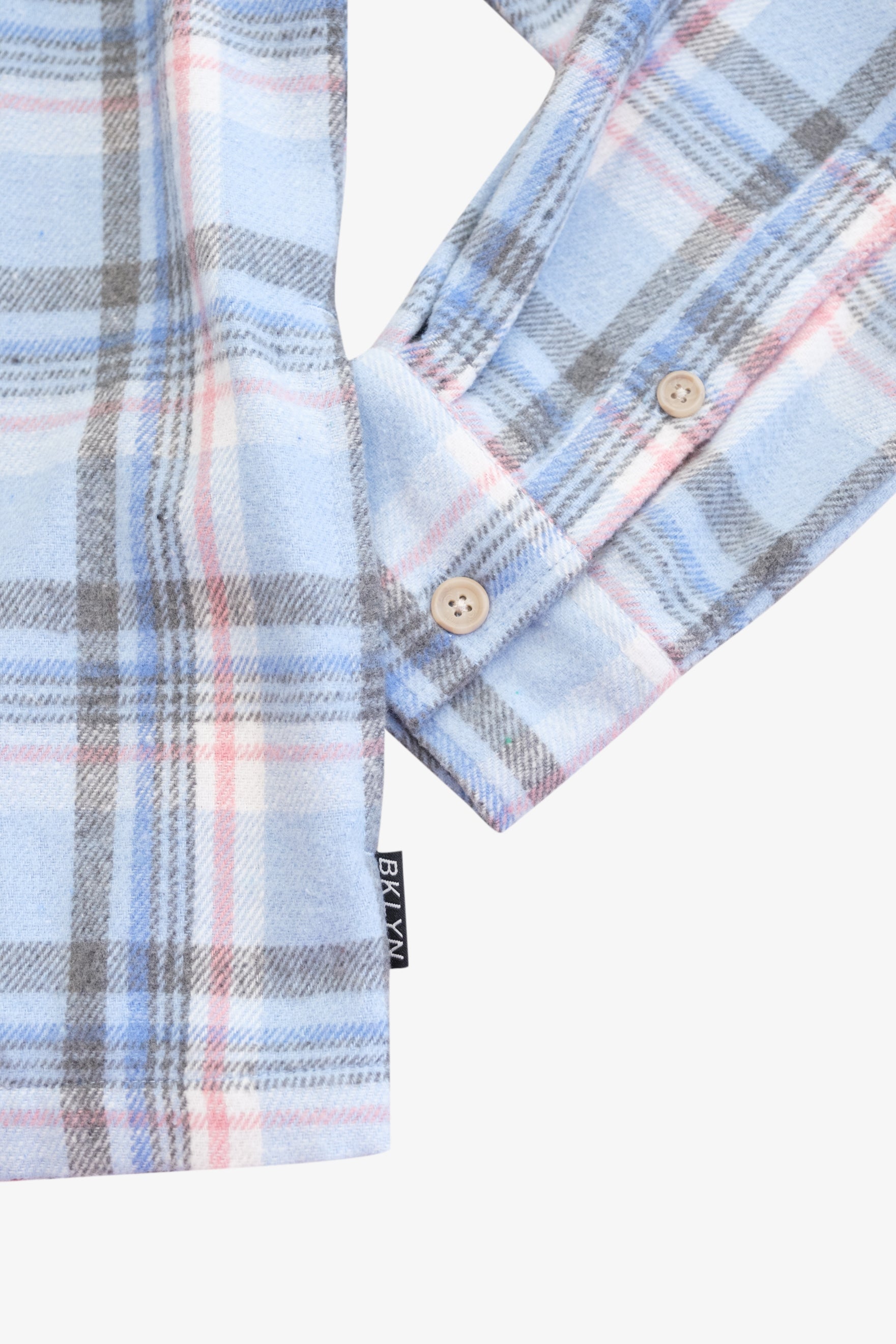 All purpose heavy flannel shacket
#color_blue pink