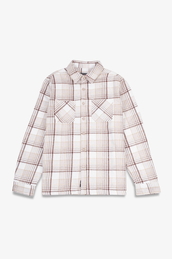 Layer-friendly heavy flannel shacket
#color_cream