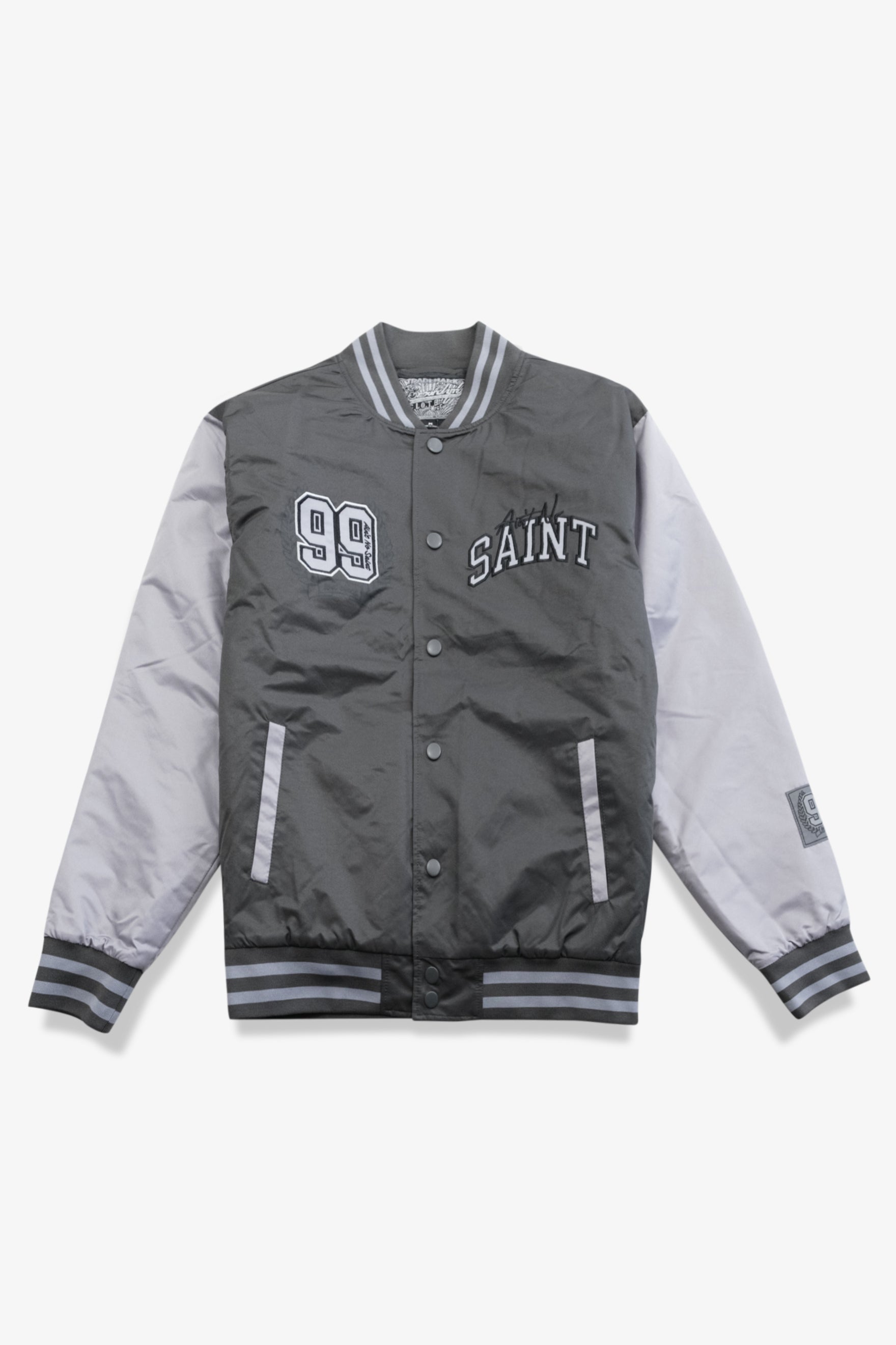 Aint No Saint Twill Bomber
#color_dusty-black