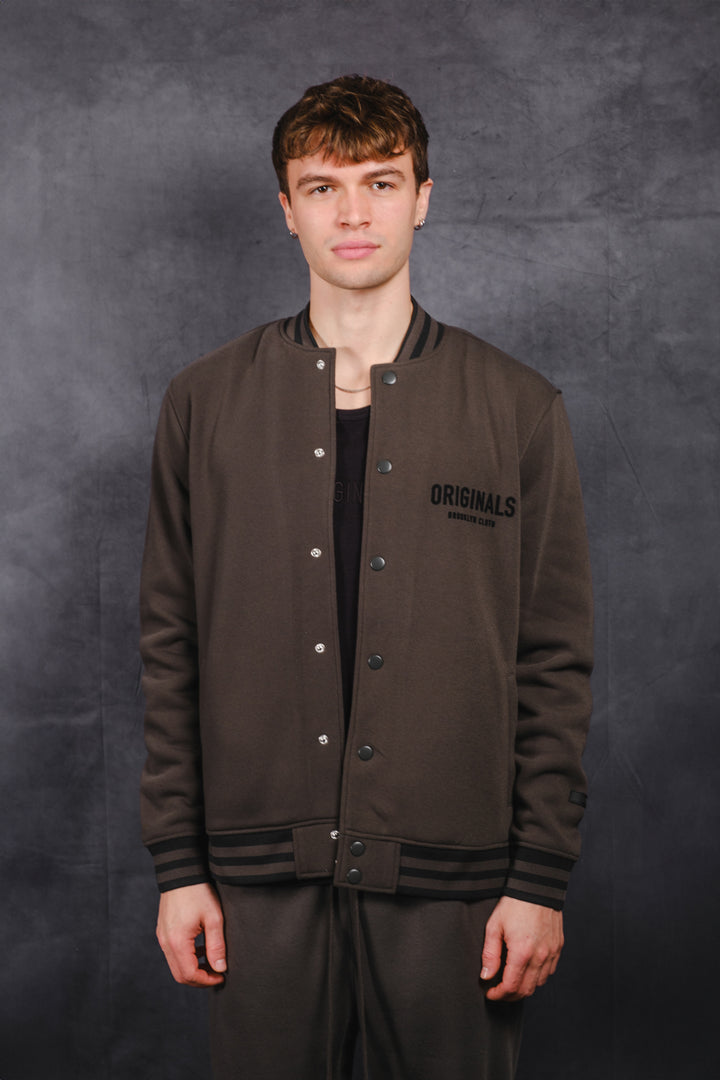 Originals Fleece Bomber in black 
#color_dusty-black