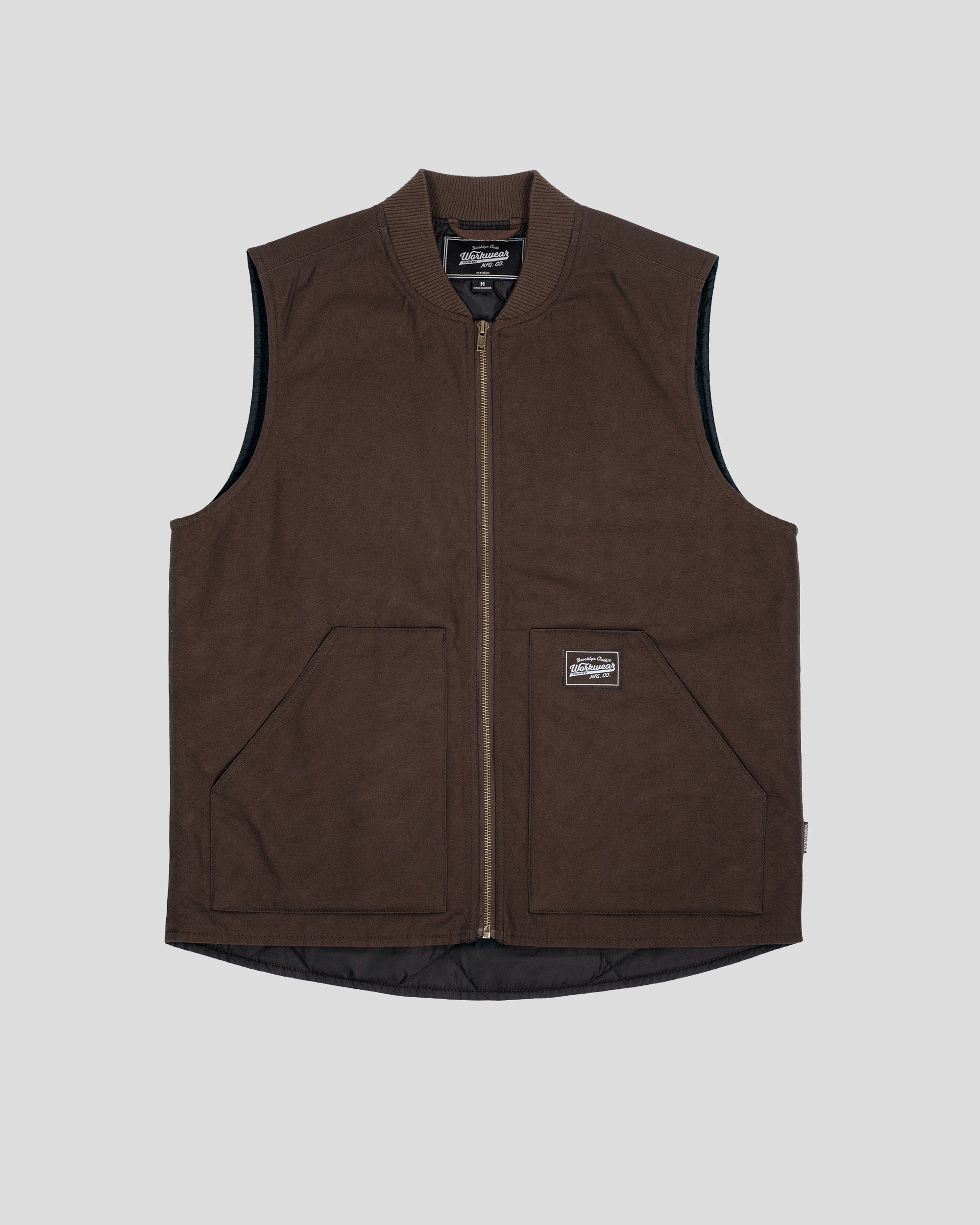 Canvas Workwear Vest | Outerwear | Brooklyn Cloth
