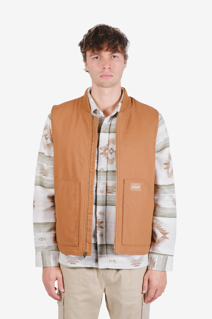Canvas Workwear Vest 
#color_tobacco