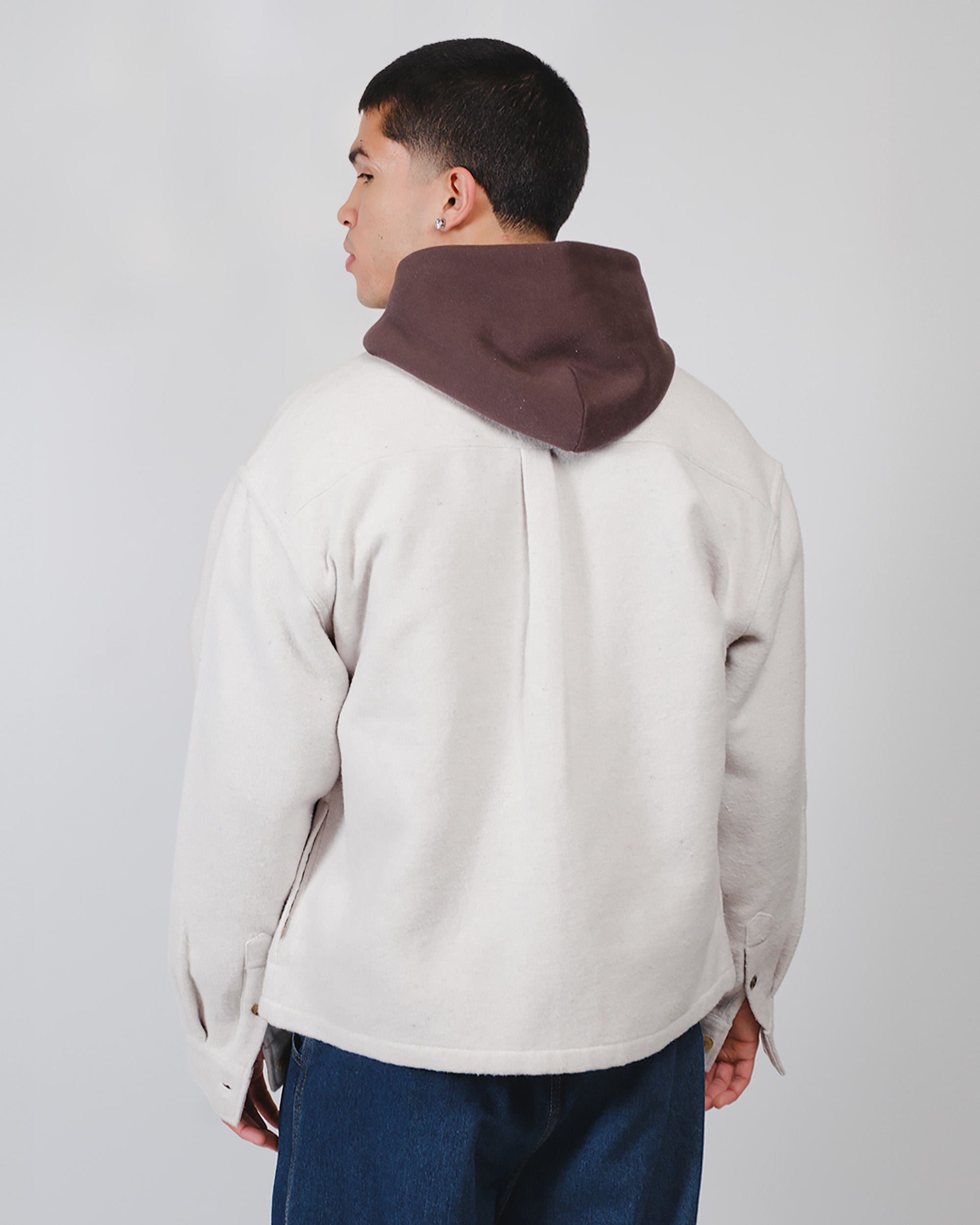 Boxy Woven Jacquard Shacket | Outerwear| Brooklyn Cloth