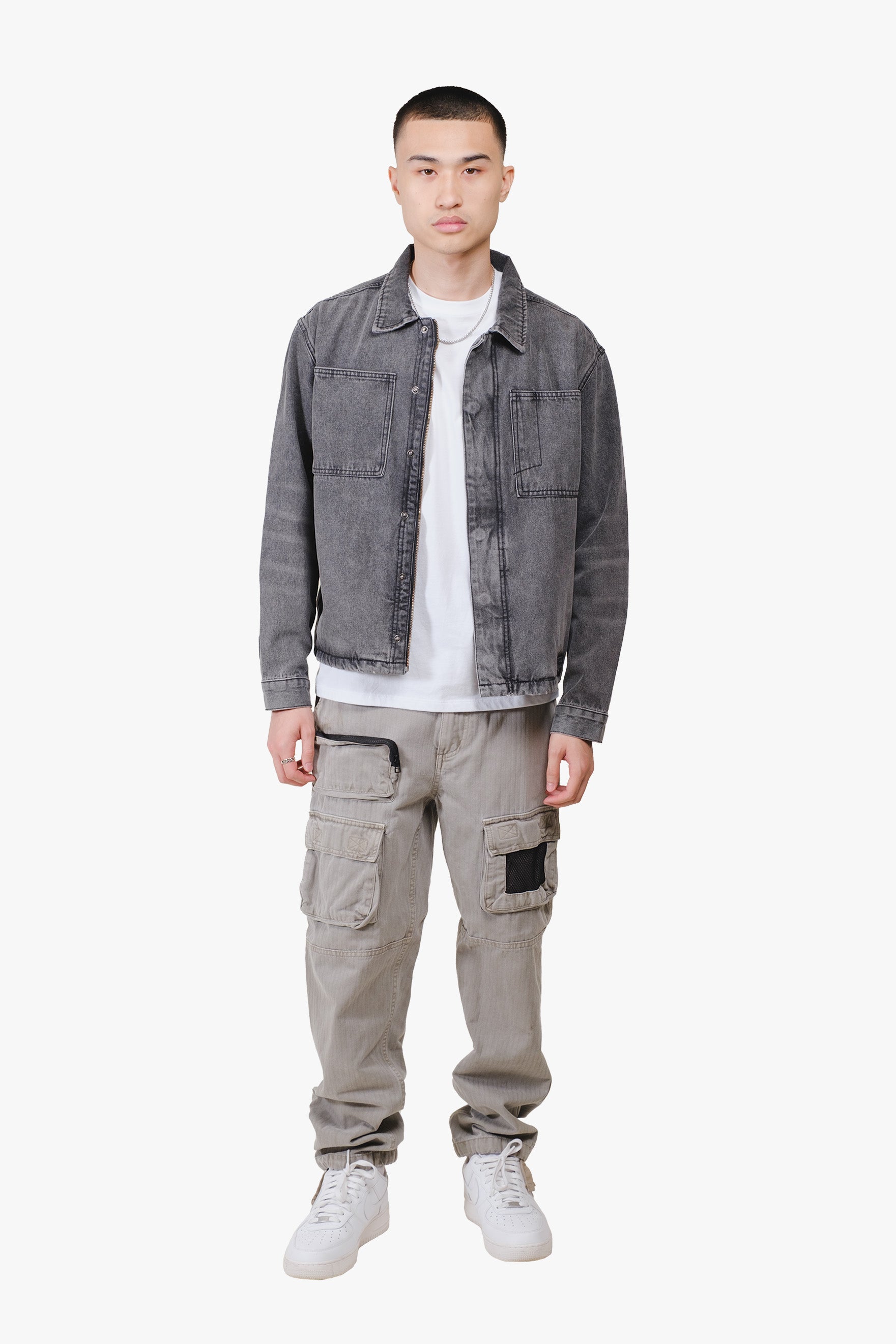 #color_black stone wash