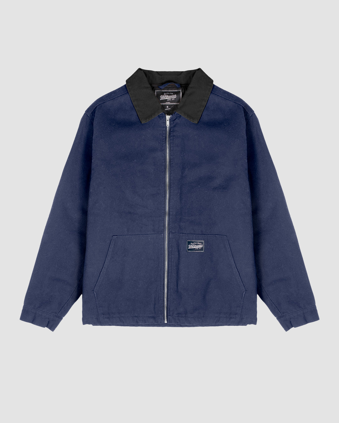 Contrast Collar Jacket - Navy