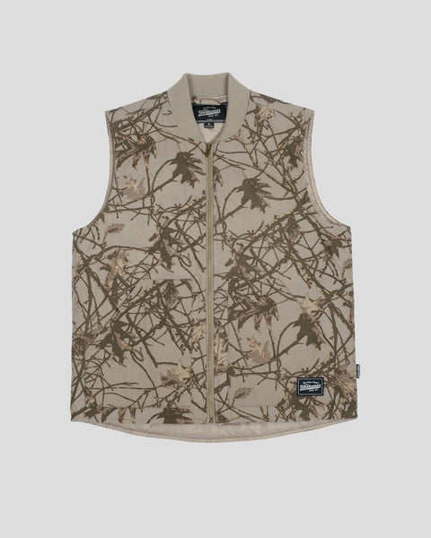 Tree Camo Canvas Vest | Outerwear | Brooklyn Cloth