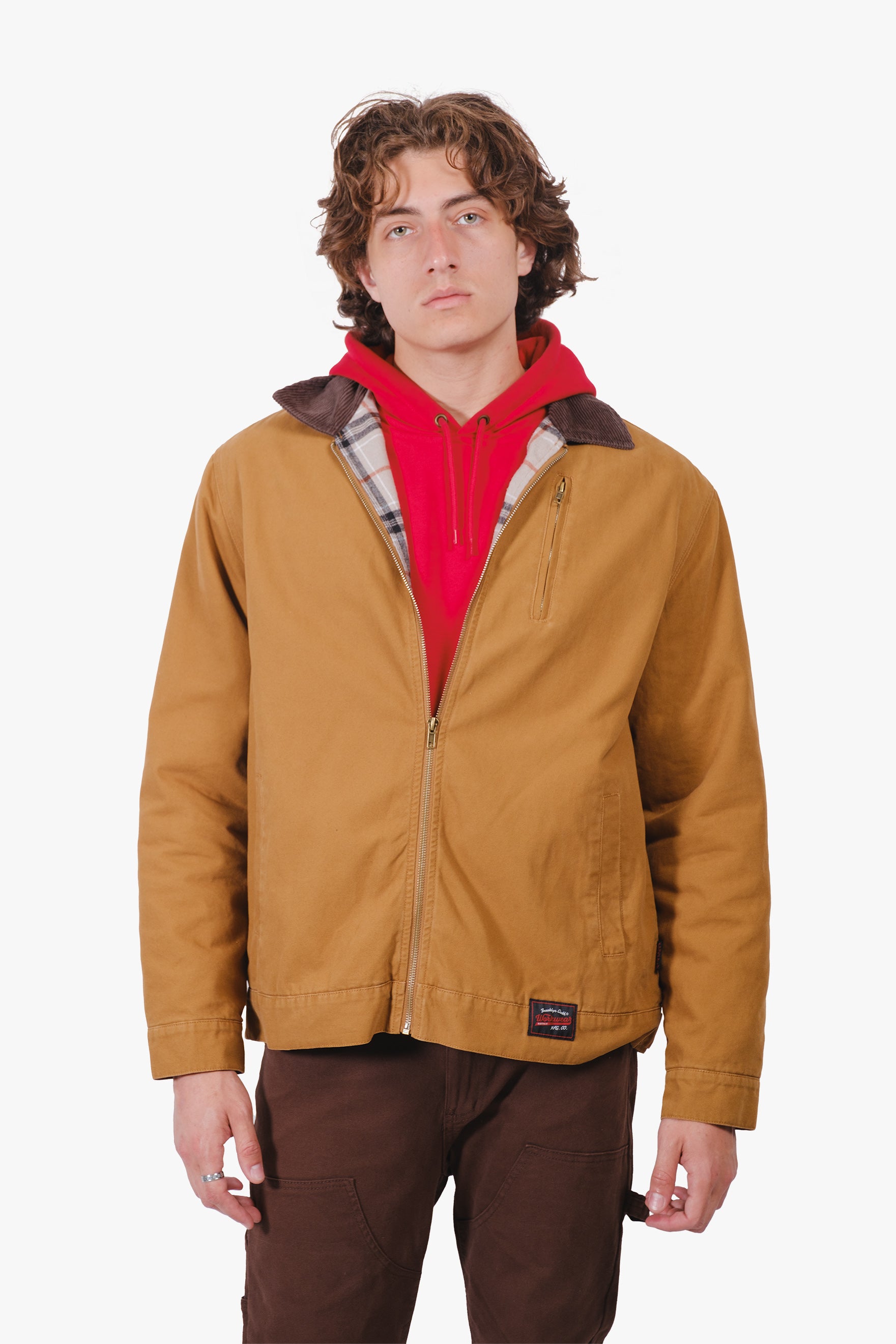 Lined Washed Canvas Jacket
