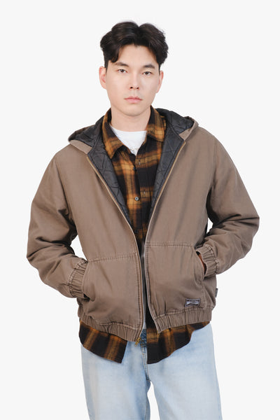 ジャケット・アウター POST46 pigment dyed canvas washedbrown M Post O' Alls Post 46 Jacket Pigment Dyed Canvas - Washed Brown