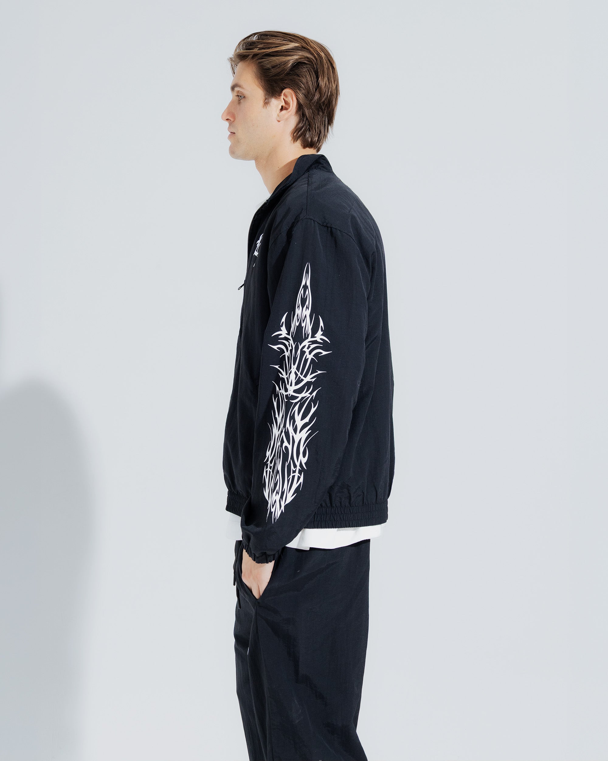 LA Shredder Track Jacket in Black