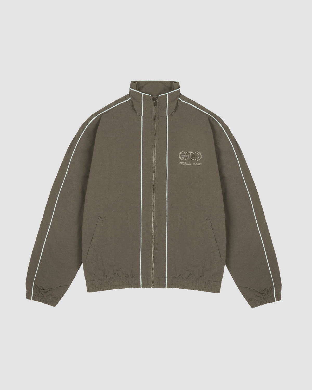 World Tour Track Jacket in Army green