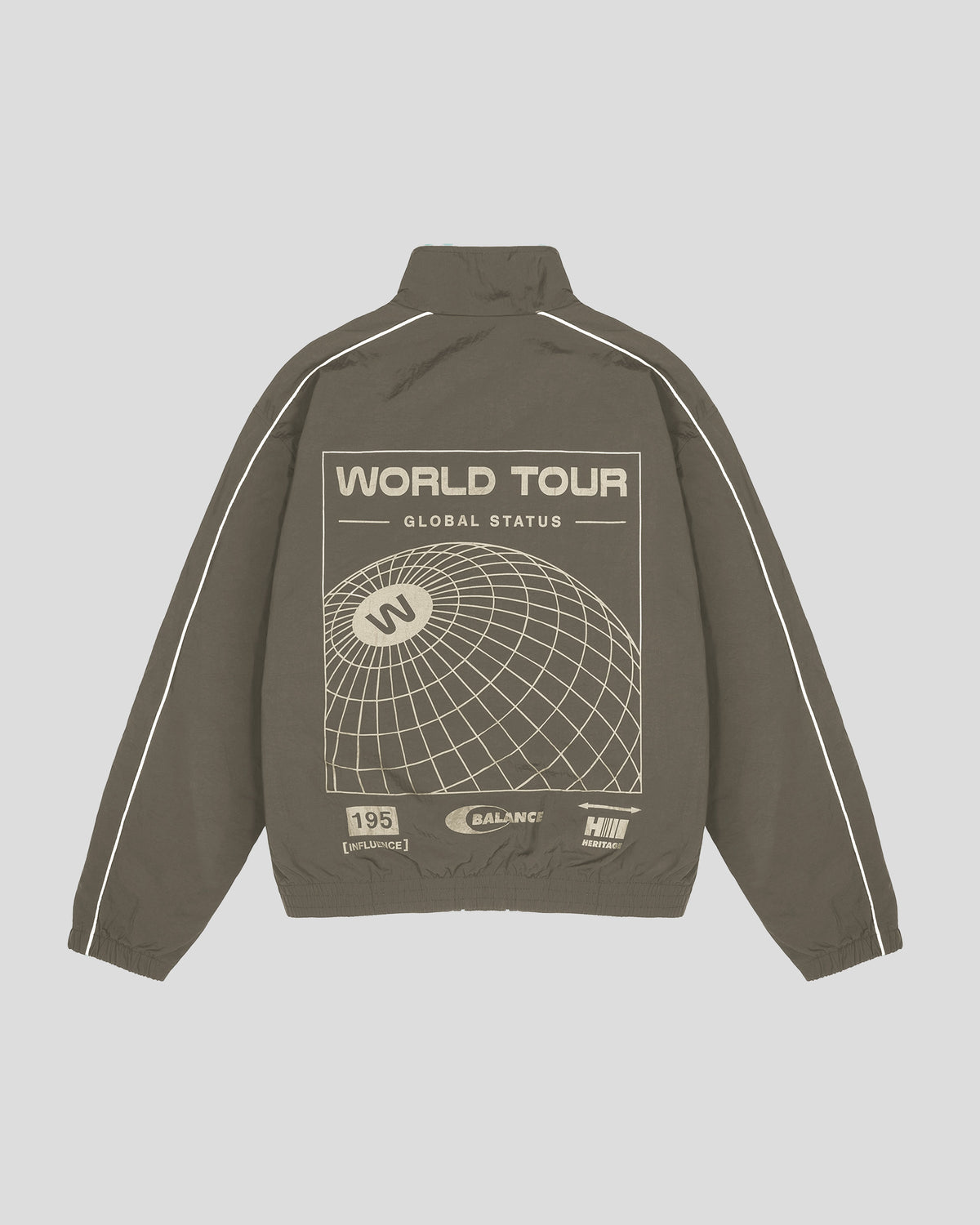 World Tour Track Jacket in Army green