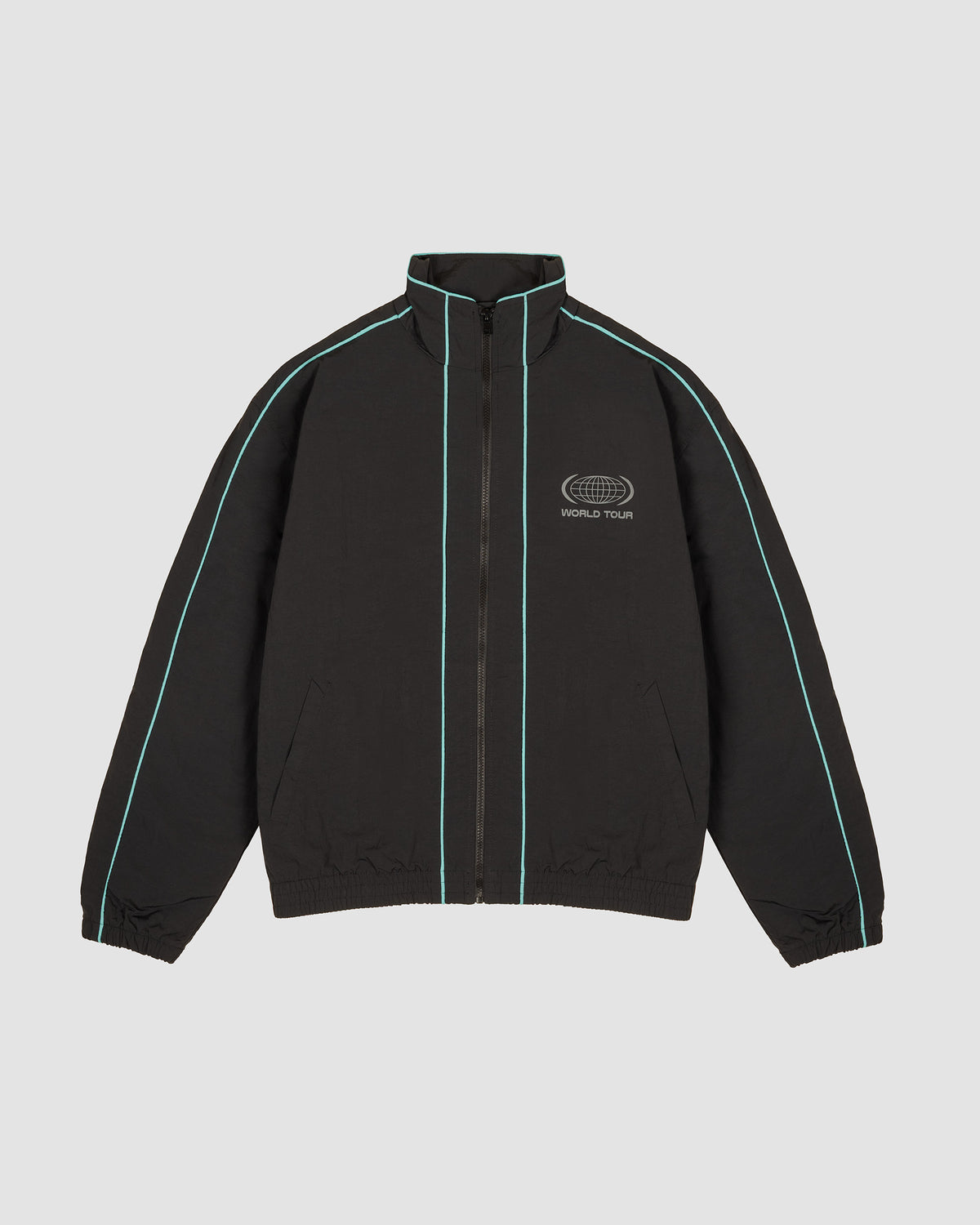 World Tour Track Jacket in Black