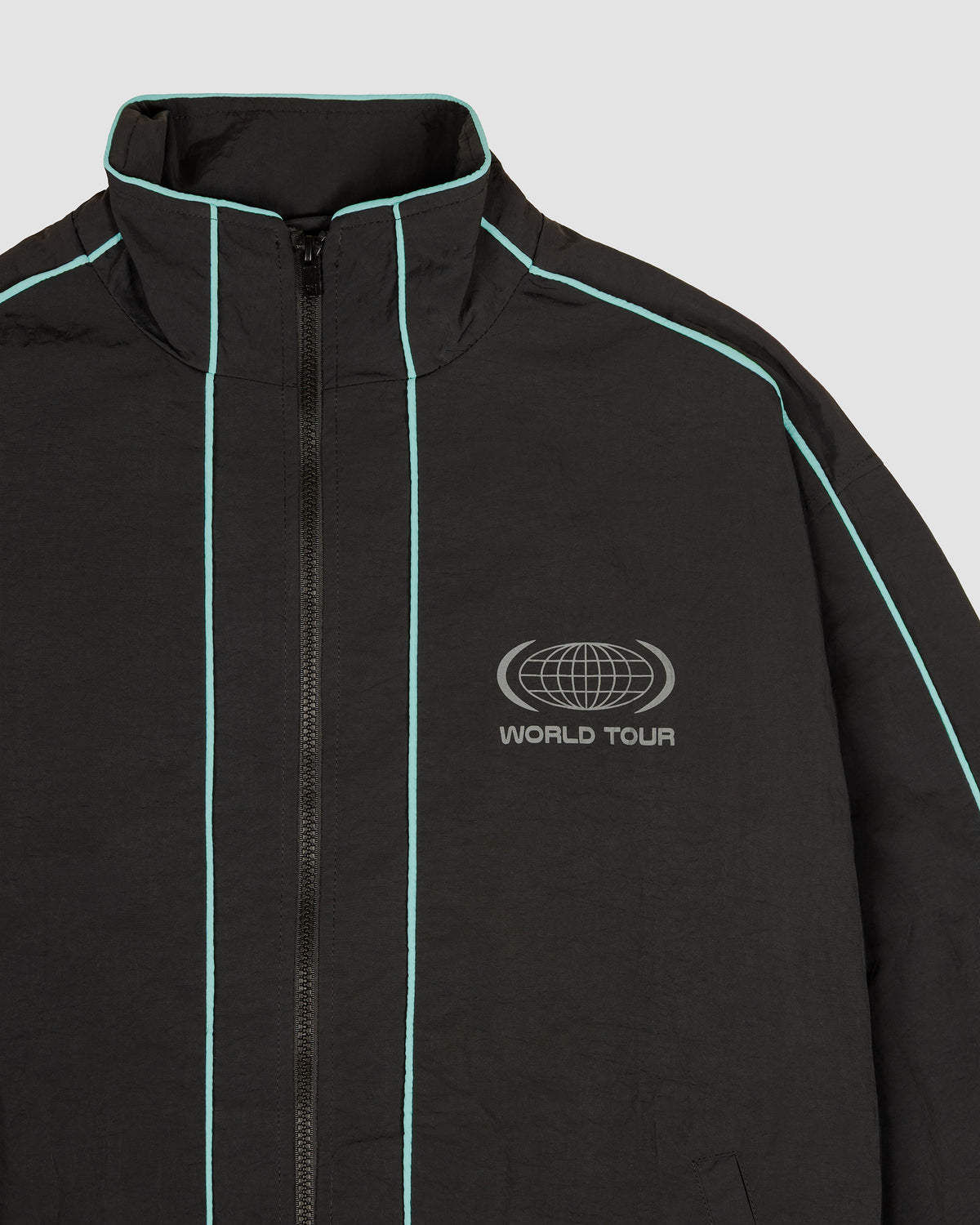 World Tour Track Jacket in Black