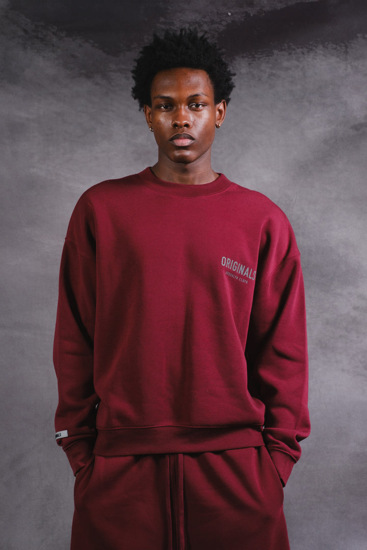 Elegant and comfortable Brooklyn Cloth Originals Crewneck
#color_dark-cherry