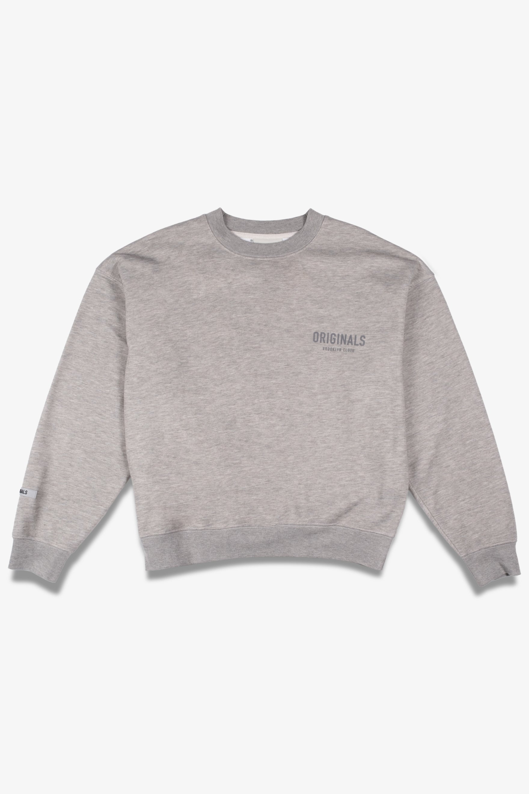 Stylish Brooklyn Cloth Originals Crewneck with a cozy feel
#color_dark oatmeal heather