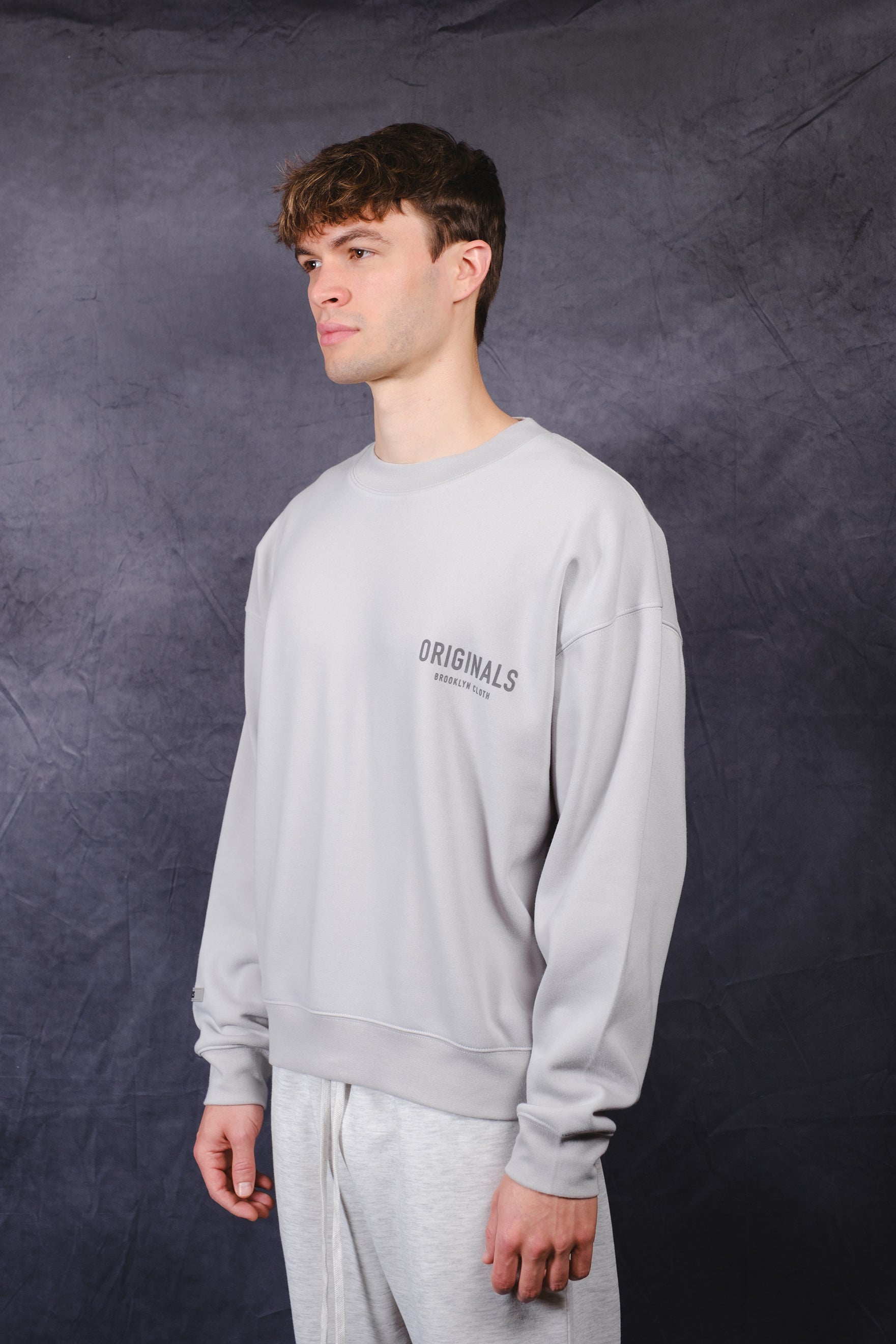 Brooklyn Cloth Originals Crewneck Sweatshirt, perfect for lounging
#color_pearl blue