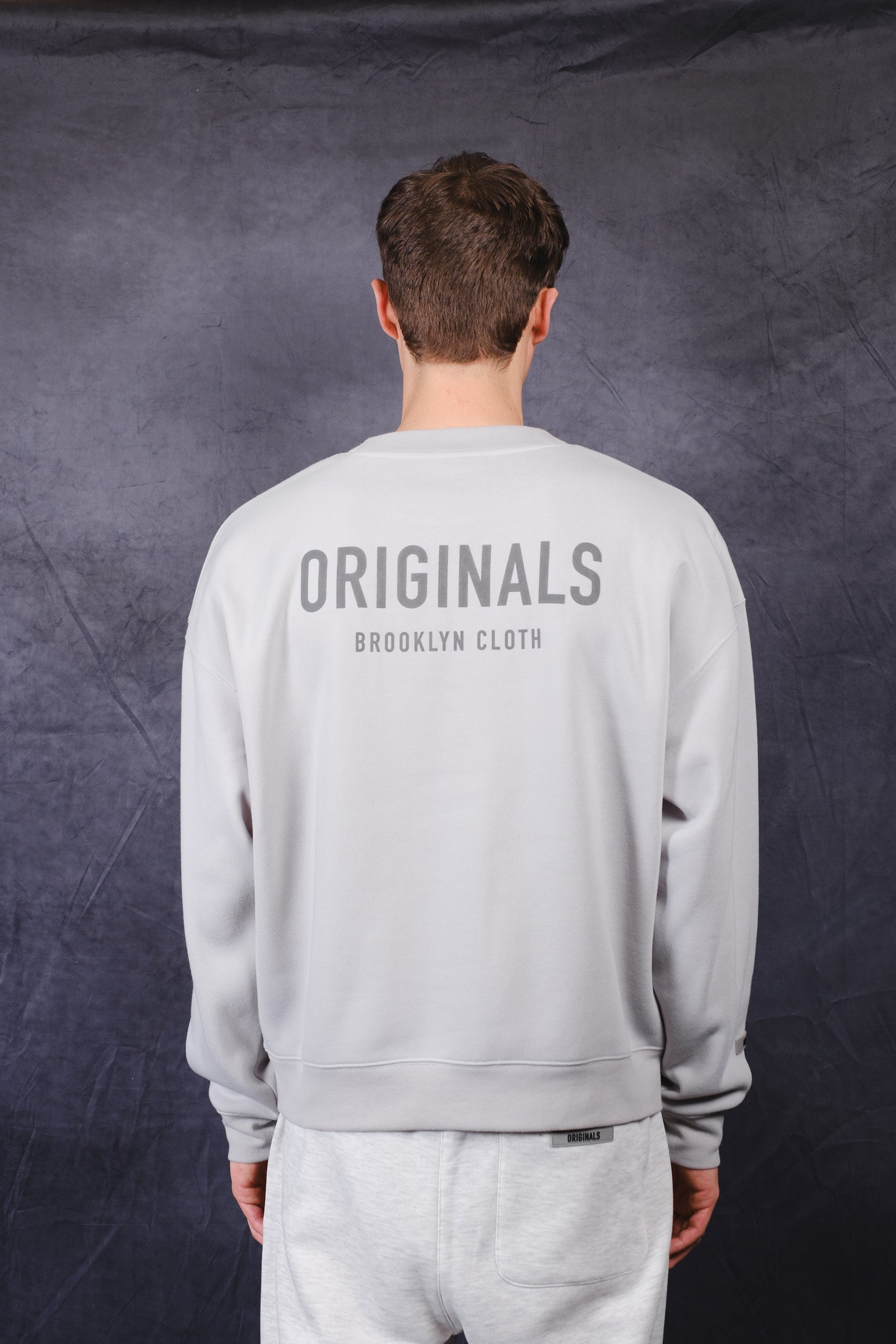 Brooklyn Cloth Originals Crewneck Sweatshirt, perfect for lounging
#color_pearl-blue