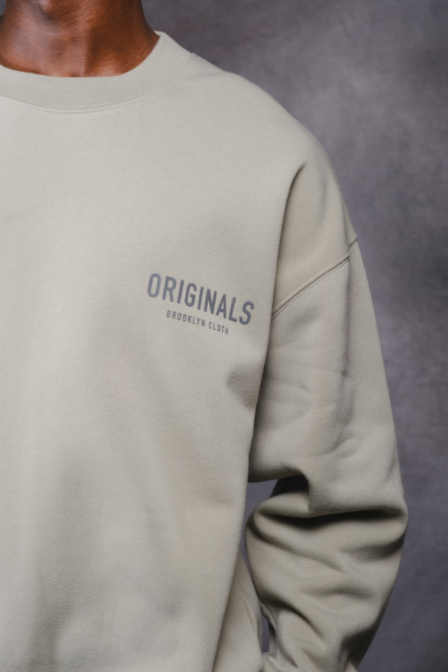 Timeless and stylish Originals Crewneck Sweatshirt by Brooklyn Cloth
#color_sage