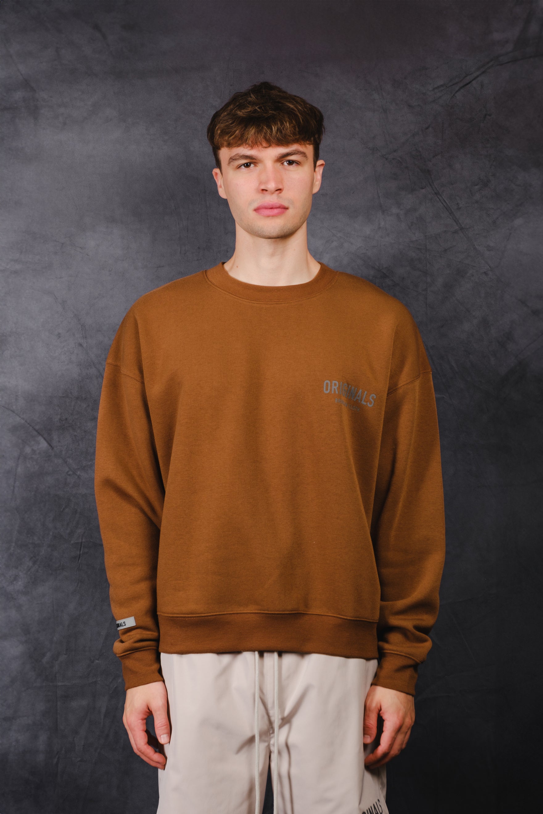 Brooklyn Cloth Originals Crewneck Sweatshirt, perfect for any season
#color_toffee