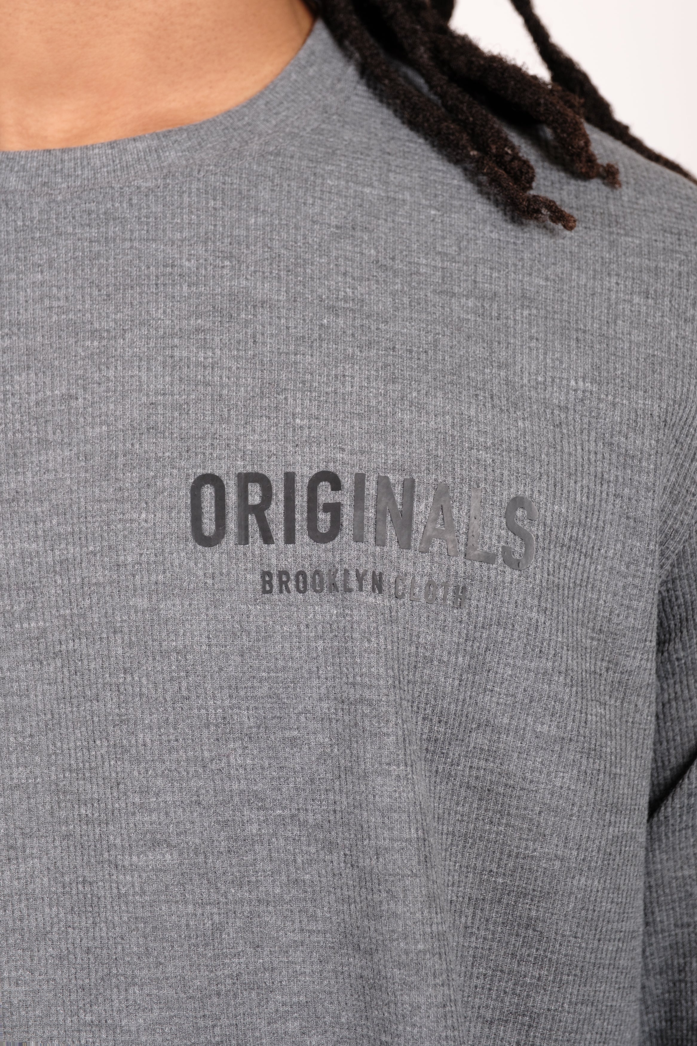 Men's Long Sleeved Thermal #color_charcoal heather
