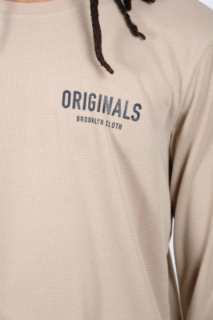 Originals By Brooklyn Cloth Men's Thermal #color_pumice-stone