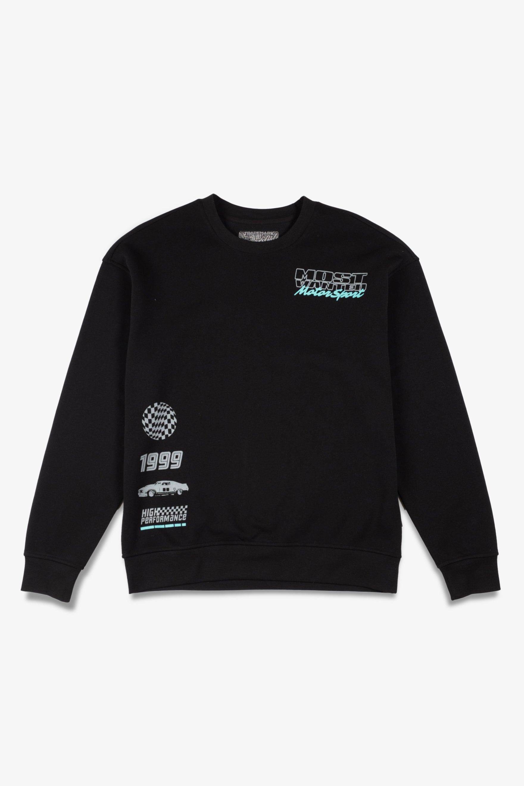 High-quality crew neck sweatshirt by Brooklyn Cloth
#color_black