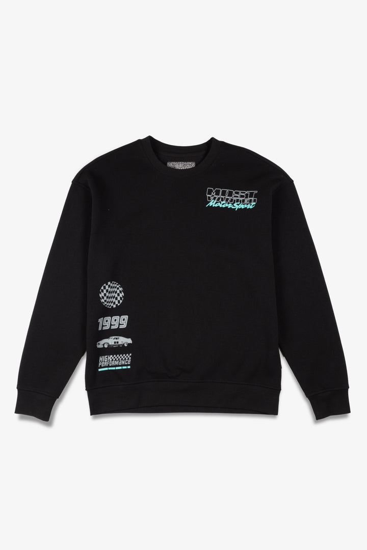 High-quality crew neck sweatshirt by Brooklyn Cloth
#color_black