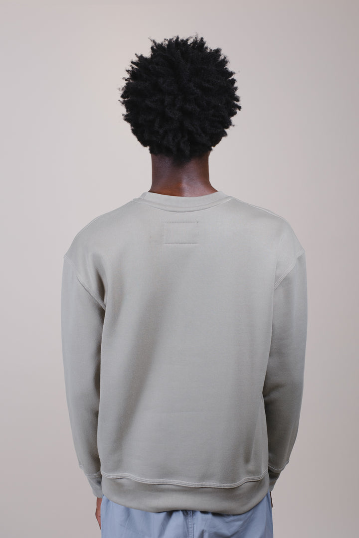 Signature Stitch Crewneck 
#color_sage