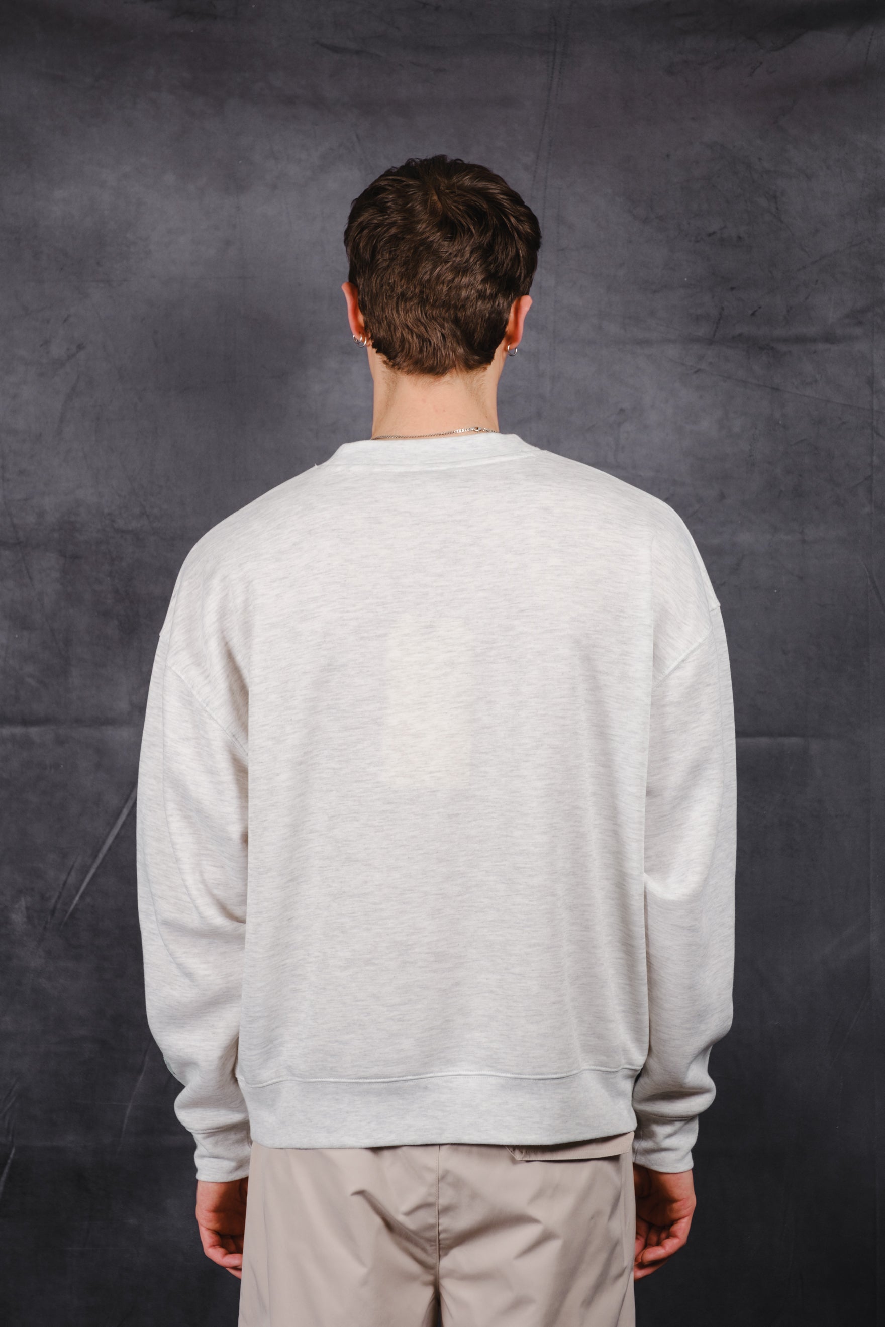 Tonal Embroidered Originals Crew Neck by Brooklyn Cloth
#color_natural-heather