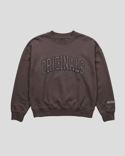 Originals Satin Applique Crew | Men's Tops | Brooklyn Cloth
