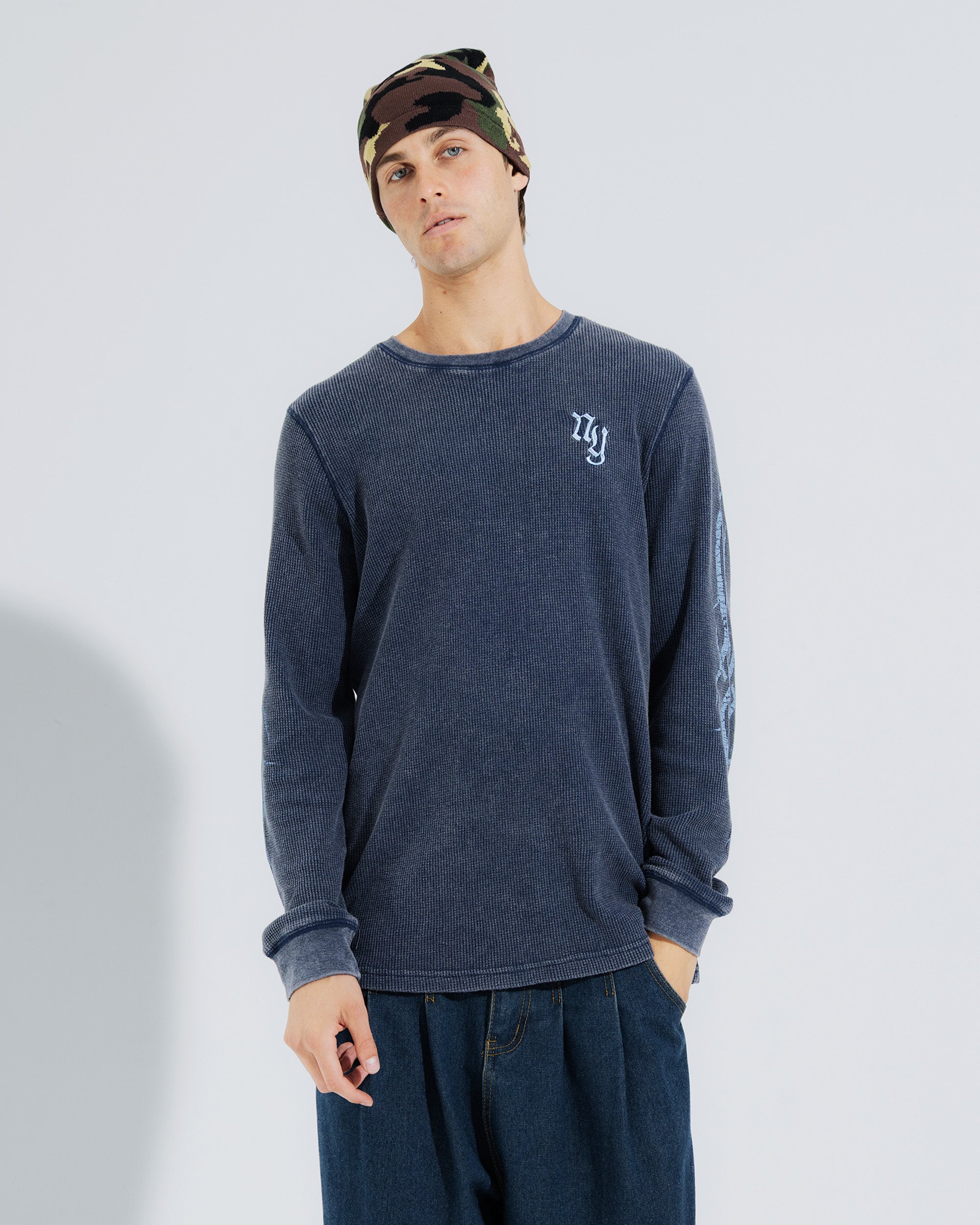 NY Origin Thermal in French navy