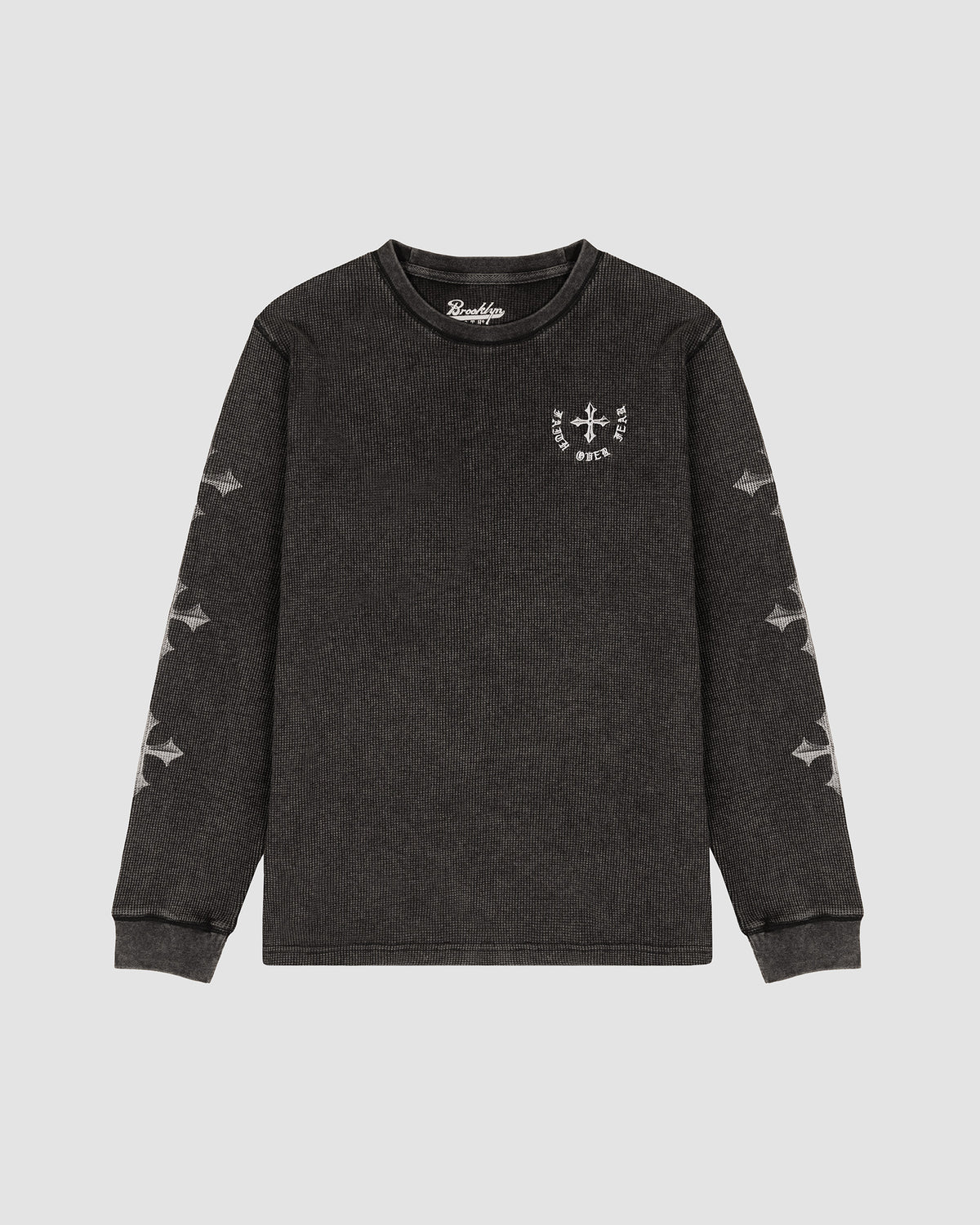 Faith Over Fear Thermal in Black