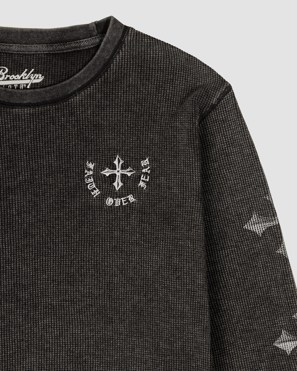 Faith Over Fear Thermal in Black
