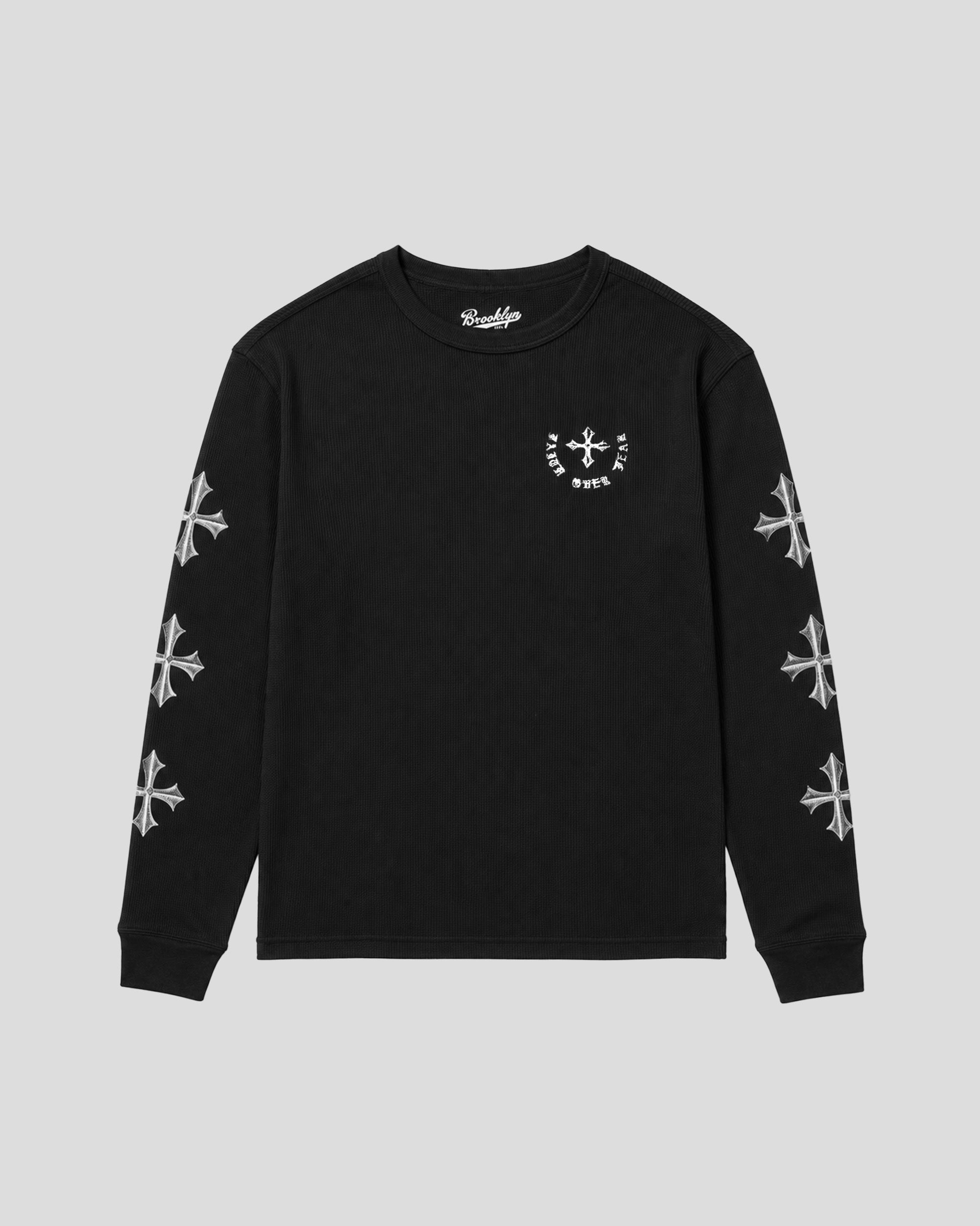 Faith Over Fear Thermal in Black
