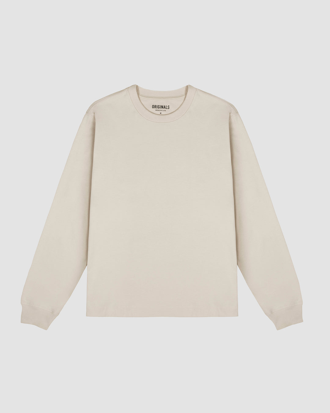The Daily Heavyweight Long Sleeve Tee - Cream