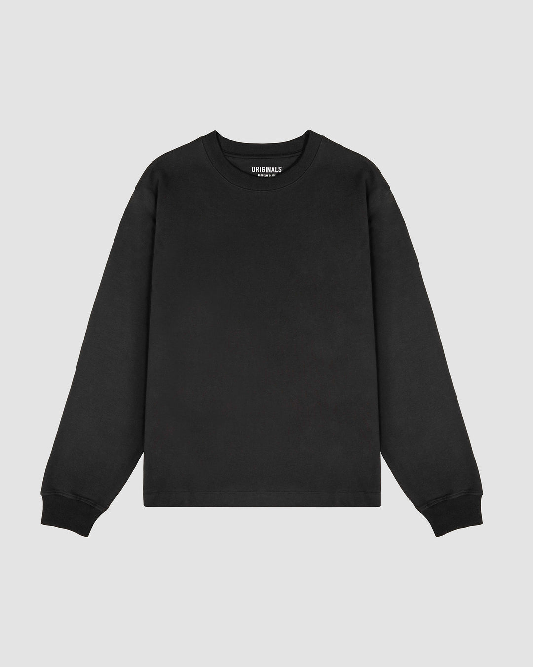 The Daily Heavyweight Long Sleeve Tee - Black