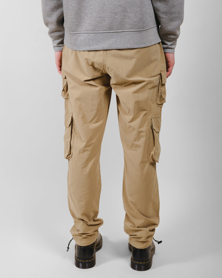 Men’s stretch twill utility cargo pants with multiple pockets
#color_khaki