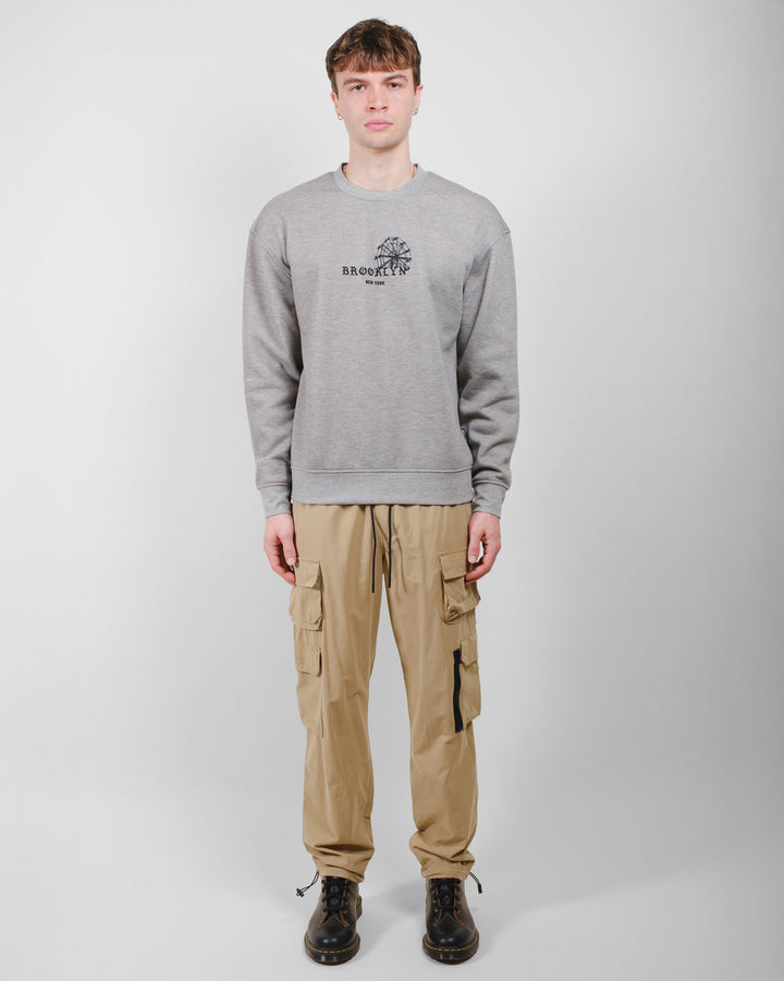 Men’s stretch twill utility cargo pants with multiple pockets
#color_khaki