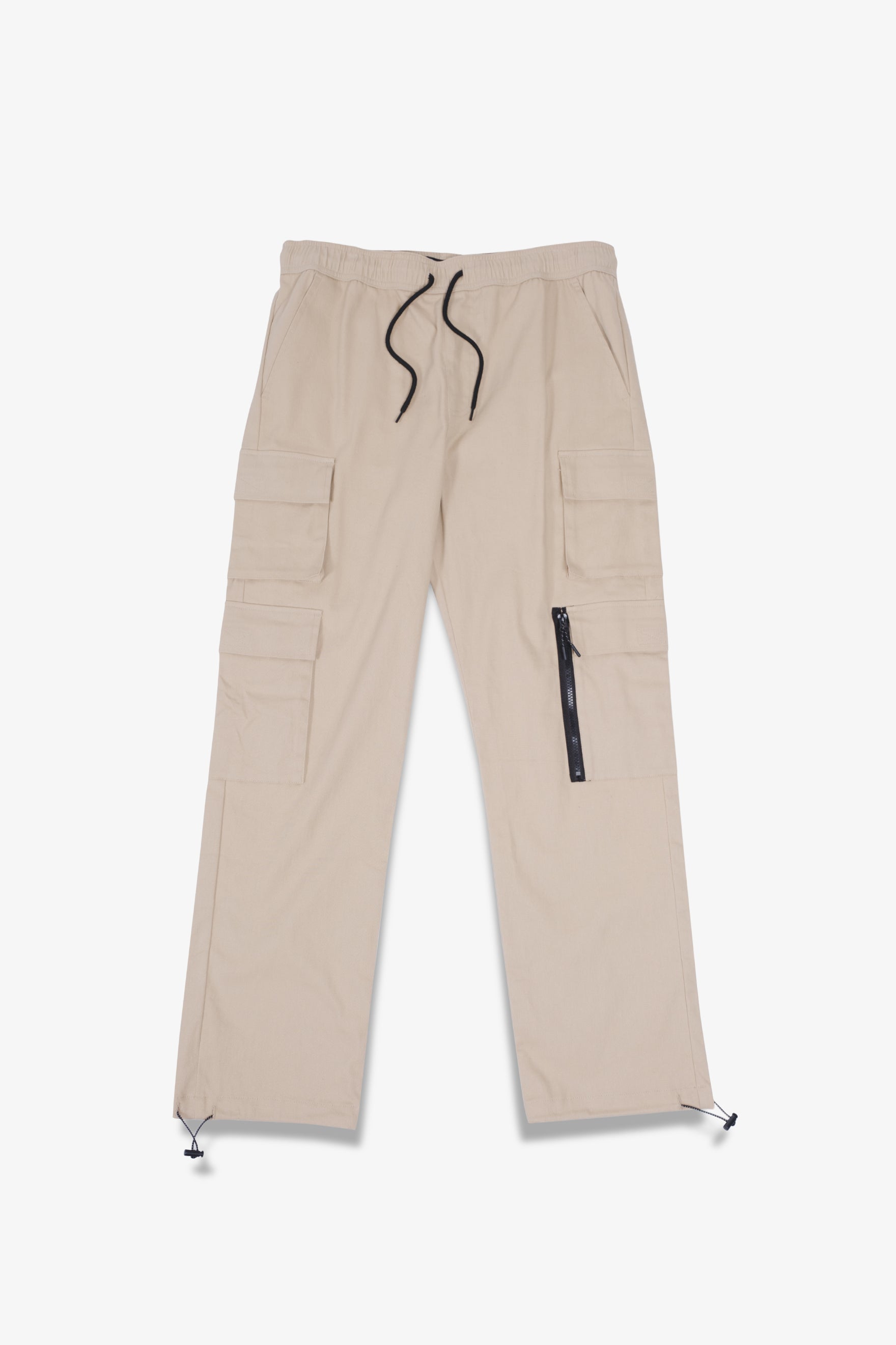 Men’s stretch twill cargo pants with reinforced utility pocket details
#color_khaki